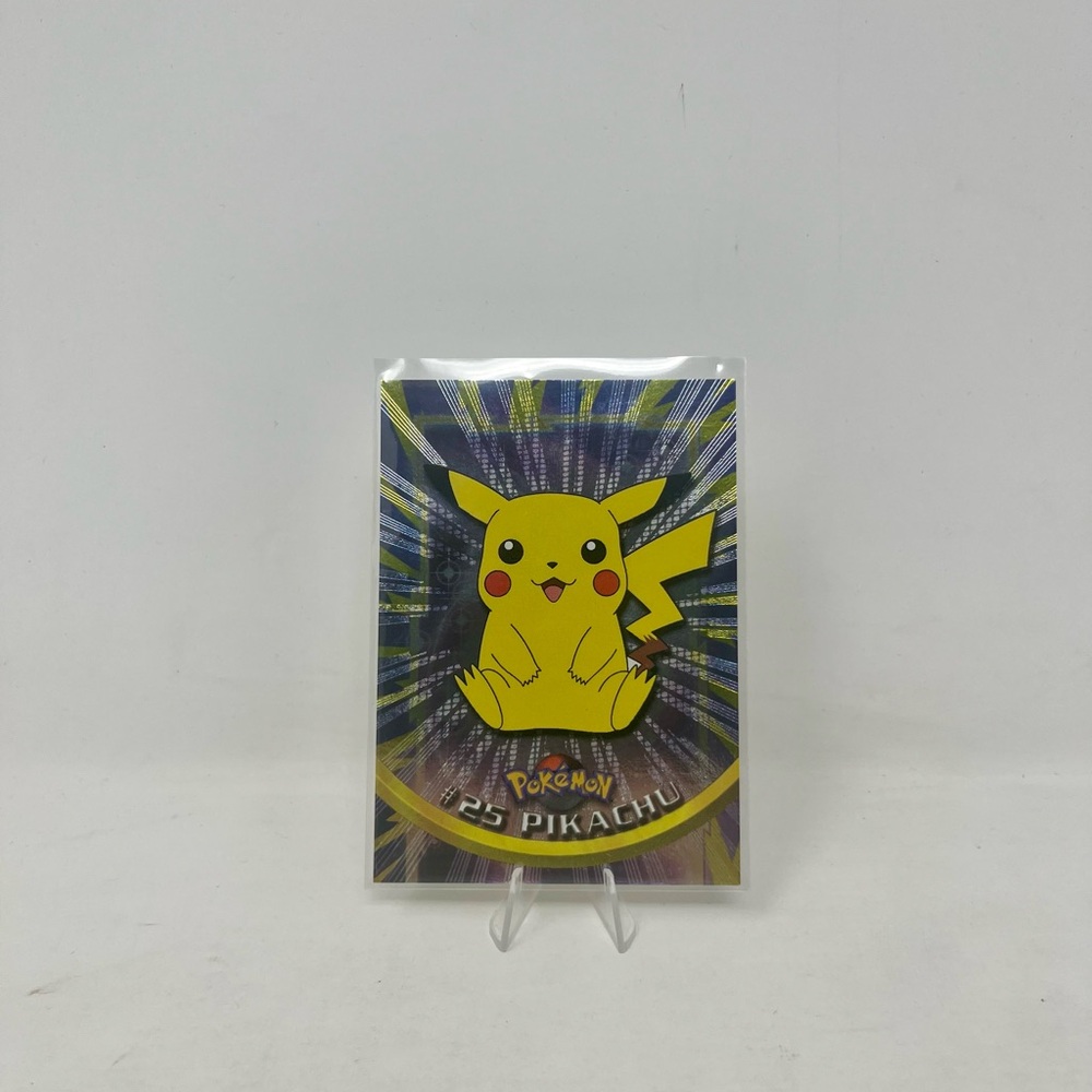 Pikachu Foil 1999 #25 Topps Pokémon Tv Series 1 Black Label Foil